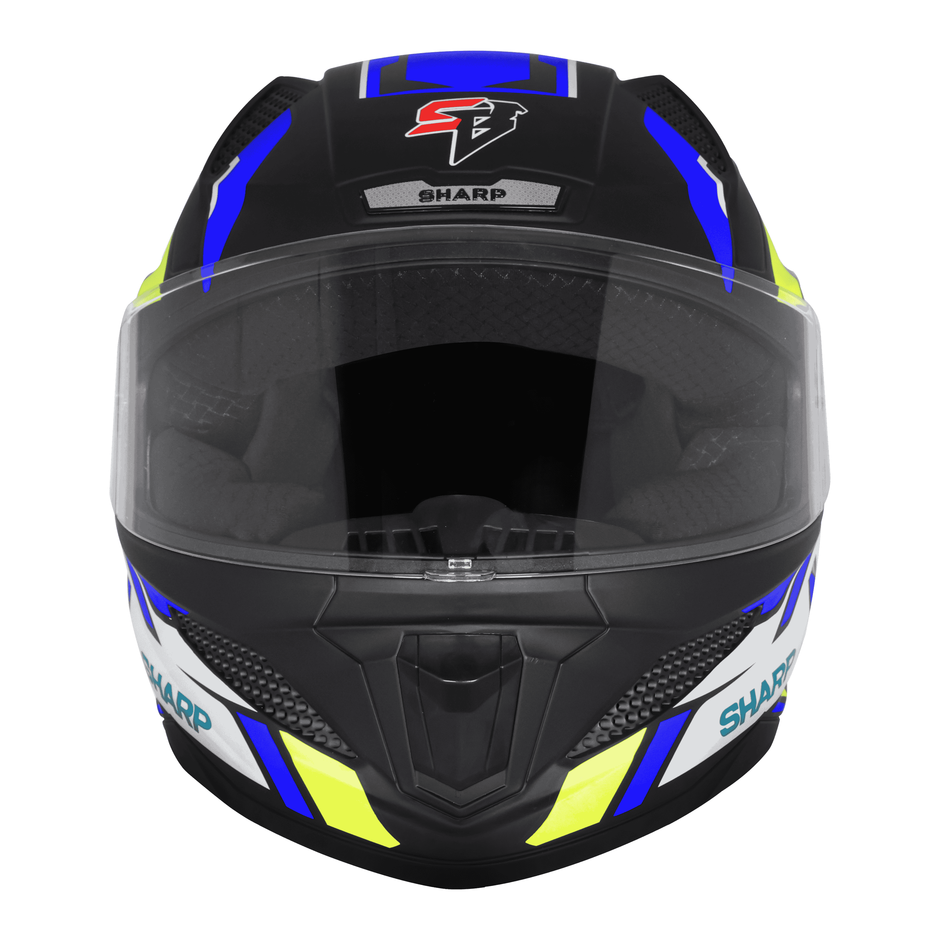 SBH-25 SV SHARP SPIKY GLOSSY BLACK WITH BLUE